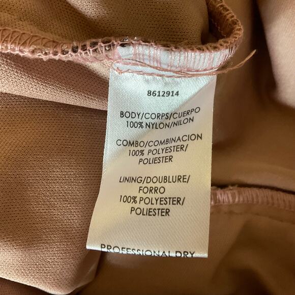 JS Collections Pink Lace Cocktail Dress Size 4 Short Sleeve Midi Sheath - Picture 9 of 12